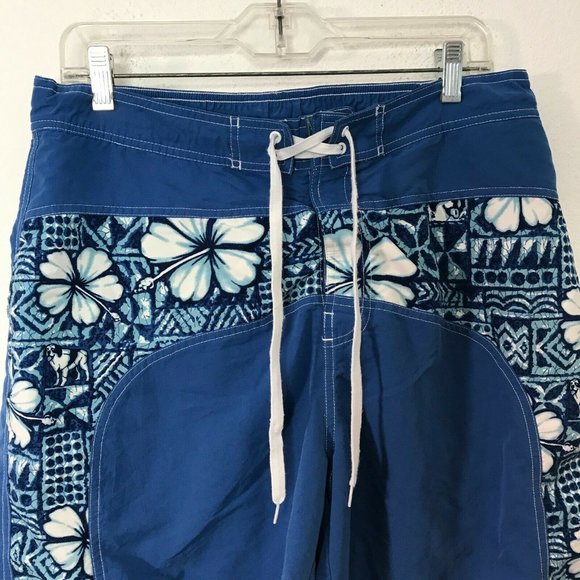 Big Dogs Men's Hawaiian Floral Board Shorts Medium - Picture 4 of 6